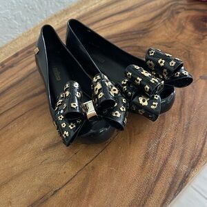 Mini Melissa black slip on shoe 11